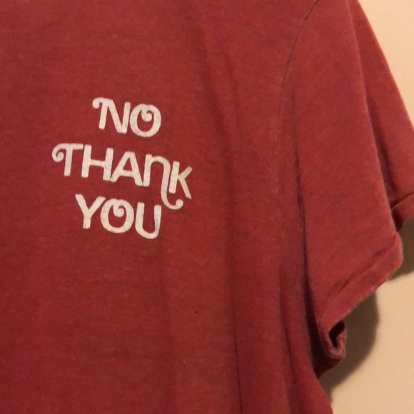JUNK FOOD - “No Thank You” Graphic T-Shirt - Picture 3 of 5